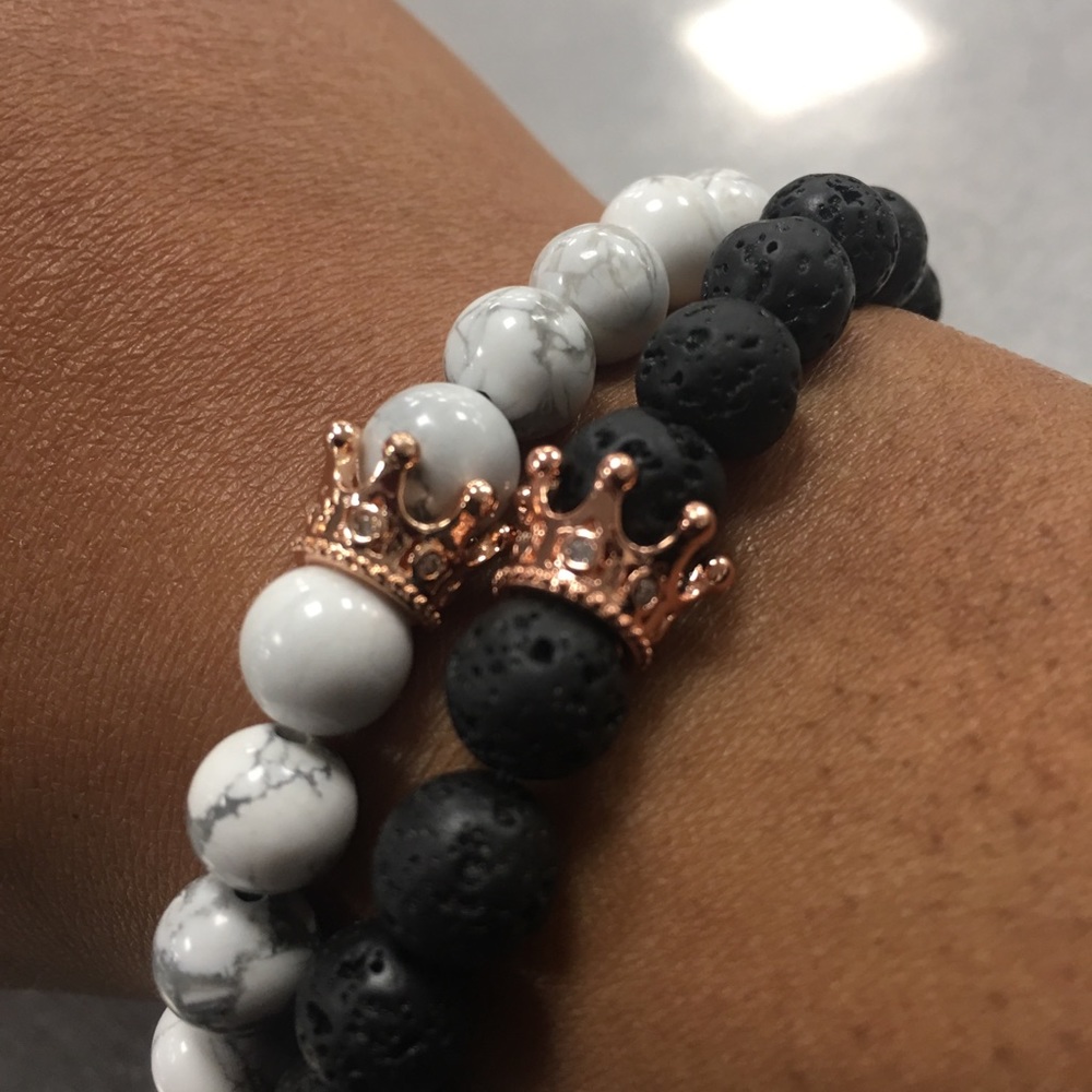 Lava Stone Bracelet Sets